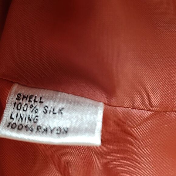 Talbot's Pure Silk One Button Blazer Jacket Size 10 - Picture 6 of 9